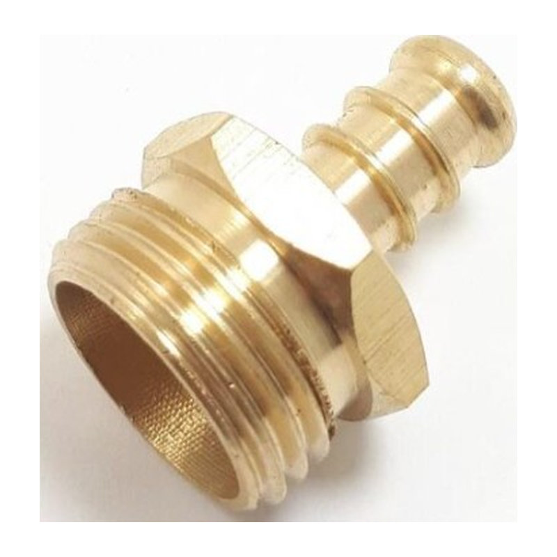 TOMA GOMA MACHO (BRONCE) DE 1/4